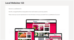 Desktop Screenshot of localwebsites123.com